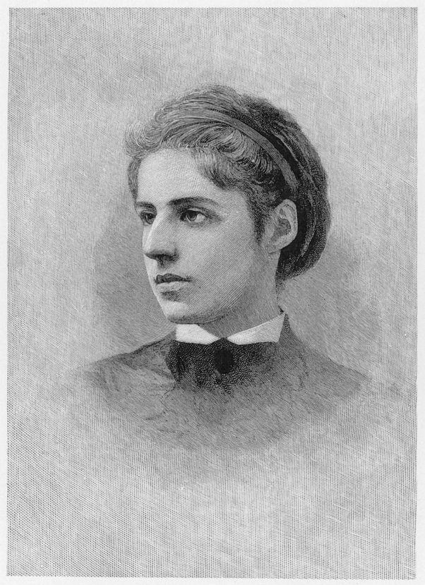 Poet and refugee activist, Emma Lazarus, author of 'The New Colossus'